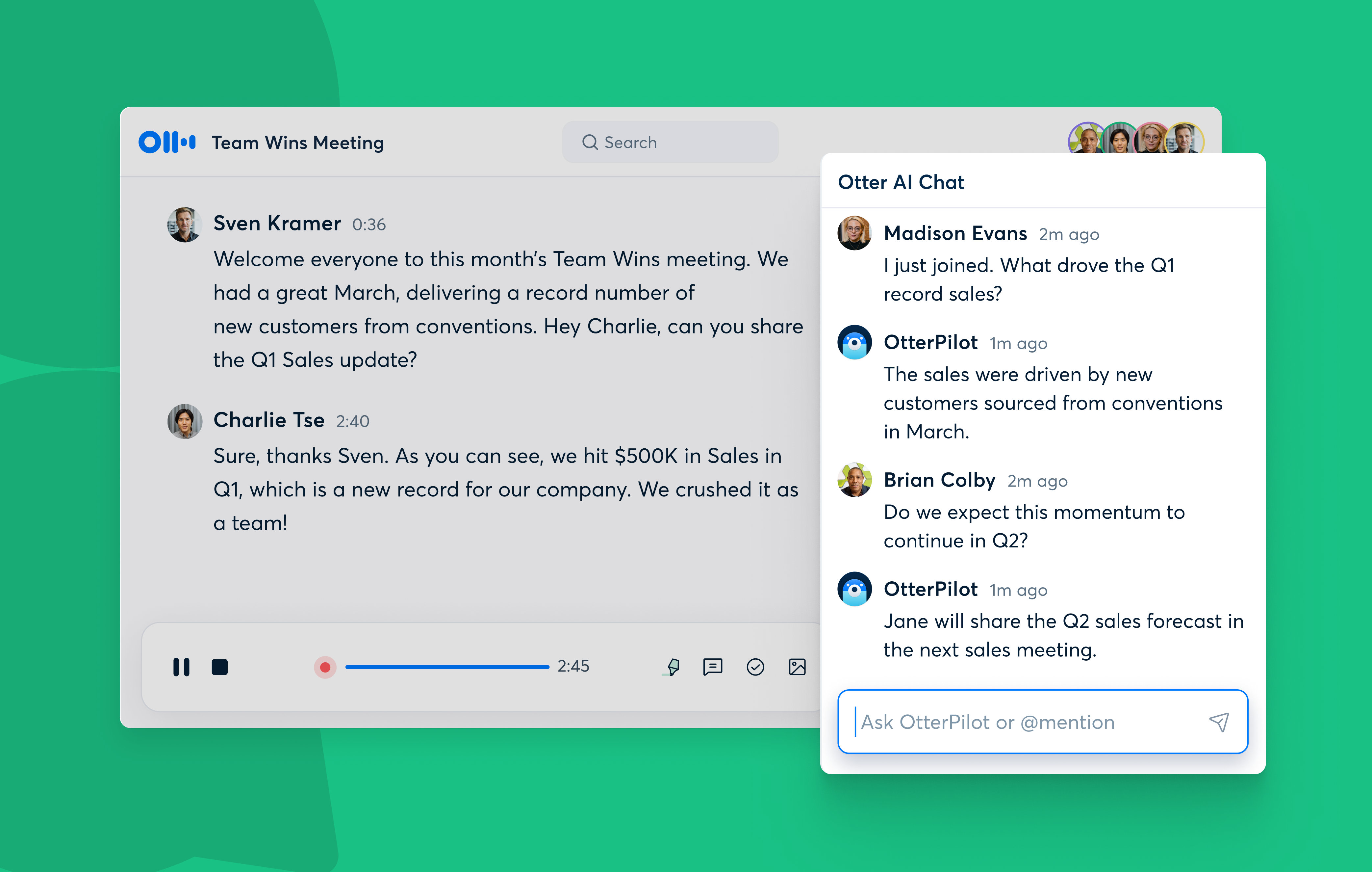 Otter AI Chat: In Your Meetings | Otter.ai
